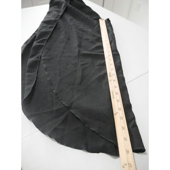 Black Short-Sleeve Top & Open side Wide-Leg Pants L #1804-C8 - Picture 7 of 11